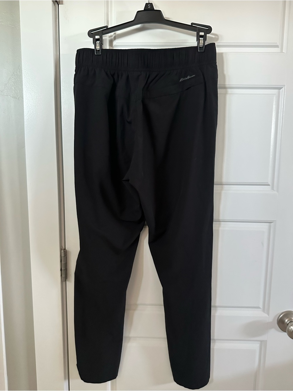 Eddie Bauer Black Elastic-Waist Jogger Pants